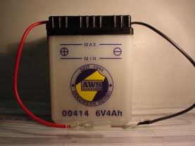 Motorradbatterie 6V/4 Ah(C20) Ecostart