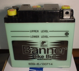 Motorradbatterie 6V/7 Ah(C20) Banner Bike Bull 00714