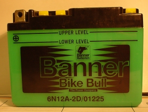 Motorradbatterie 6V/12Ah(C20) Banner Bike Bull 01225
