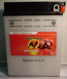 Motorradbatterie 6V/14 Ah(C10) Banner  020013140100