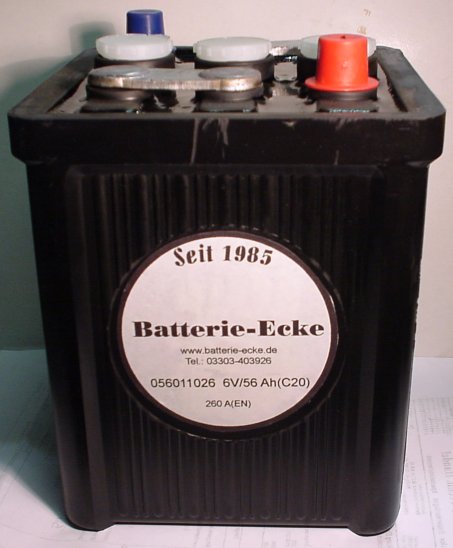 Starterbatterie 6V/56Ah(C20)