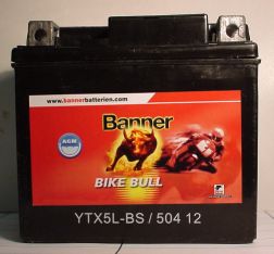 Motorradbatterie 12V/4 Ah(C20) Banner