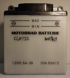 Motorradbatterie 12V/6Ah(C20) Banner