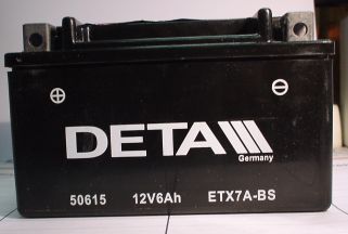 Starterbatterie 12V/6 Ah(C20) EXIDE