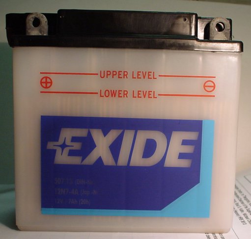 Starterbatterie 12V/7Ah(C20) Exide  50713