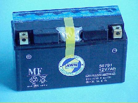 Motorradbatterie 12V/7Ah(C20) 50791