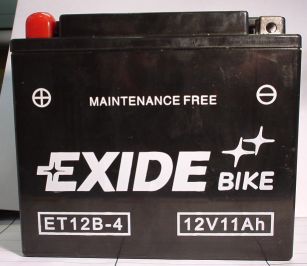 Motorradbatterie 12V/10 Ah(C20)