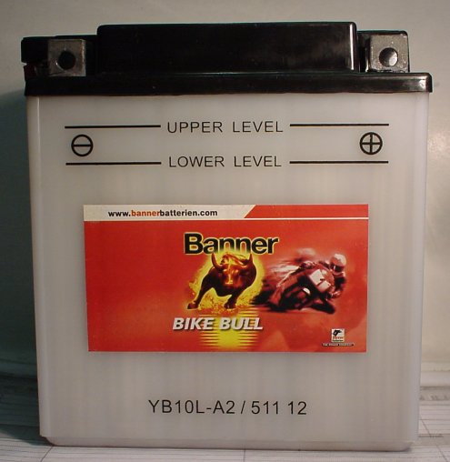 Motorradbatterie 12V/11Ah(C10) Banner Bike Bull 51112
