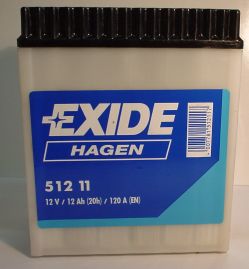 Motorradbatterie 12V/12Ah EXIDE