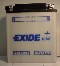 Motorradbatterie 12V/12Ah(C20) EXIDE