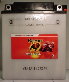 Motorradbatterie 12V/12Ah(C10) Banner  51217  51215