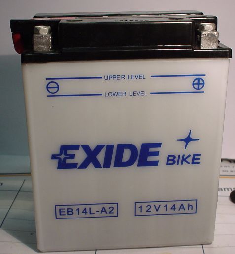 Motorradbatterie 12V/14Ah EXIDE