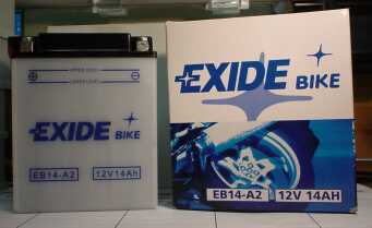 Motorradbatterie 12V/14Ah(C20) EXIDE 51412