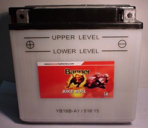 Motorradbatterie 12V/16 Ah(C20) Banner Bike Bull 51615