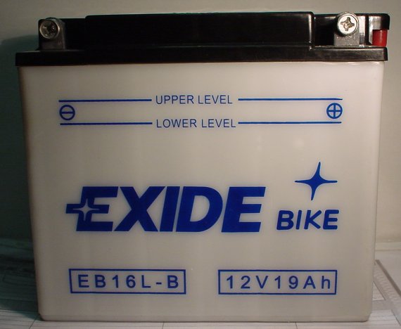 Motorradbatterie 12V/19 Ah(C20) EXIDE  51911