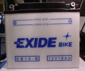 Motorradbatterie 12V/19Ah(C20) EXIDE 51912