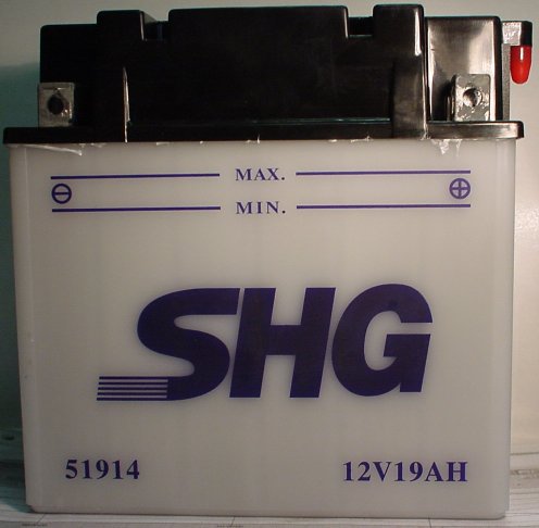 Motorradbatterie 12V/19 Ah(C20)