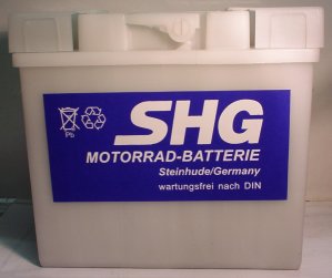 Motorradbatterie 12V/25 Ah(C20) 52515