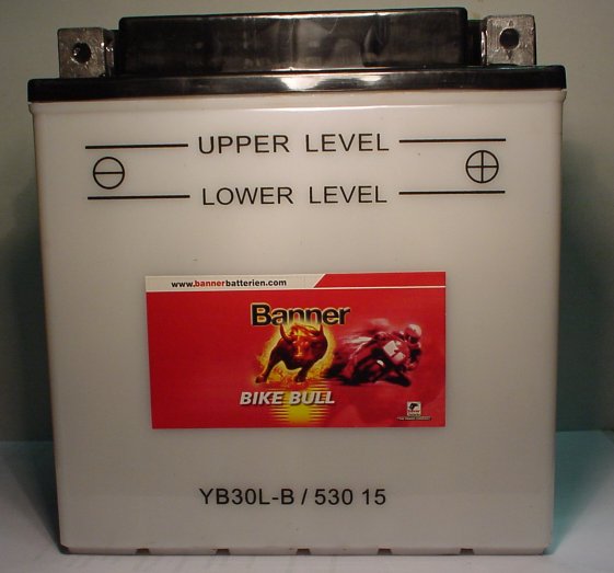 Motorradbatterie 12V/30 Ah(C20)