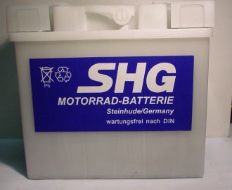 Motorradbatterie 12V/30 Ah(C20) SHG  53030