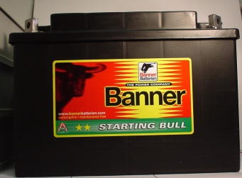 Motorradbatterie 12V/30 Ah(C20) Banner