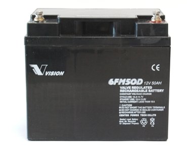 Vision-Batterie 12V/50 Ah(C20)