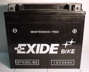 Motorradbatterie 12V/18 Ah(C20)  EXIDE 81800