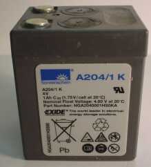 SONNENSCHEIN dryfit Batterie 4V/1Ah(C20) NGA2040001HS0KA  A204/1 K