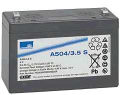 SONNENSCHEIN dryfit Batterie 4V/3,5Ah NGA50403D5HS0SA  A504/3,5 S
