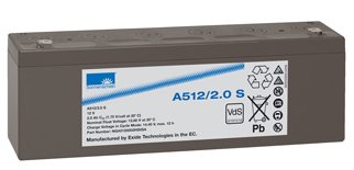 SONNENSCHEIN dryfit Batterie 12V/2Ah 0789520200  A512/2,0 S