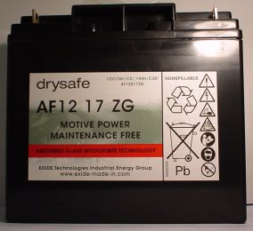 AGM wartungsfr. Blockbatterie 12V/17 Ah(C5)