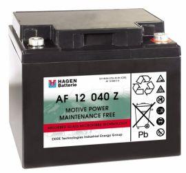 AGM wartungsfr. Blockbatterie 12V/40Ah(C5) 81009107  AF12040ZO