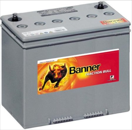 Verschlossene Bleibatterie 12V/73,6Ah(C20)  Banner DB72FT