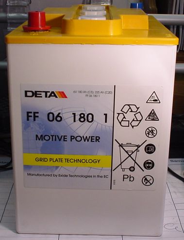EXIDE drivemobil Traktion 6V/180 A(C5) 1918001201  FF061801 FF062001