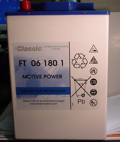 Nasse Blockbatt.-PzS-Platten 6V/180Ah(C5) 8218818005
