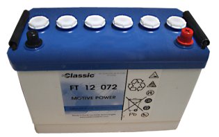 Nasse Blockbatt.-PzS-Platten 12V/72 Ah(C5) 8218807205