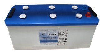 Nasse Blockbatt.-PzS-Platten 12V/150 Ah(C5) 8218815005