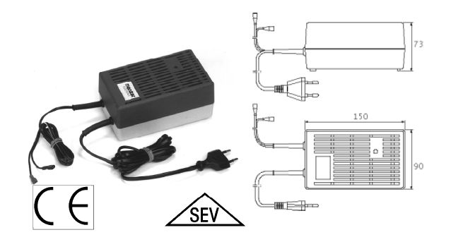 Batterieladeger�t 24V/1A