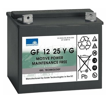 dryfit Gelbatterie 12V/25Ah(C5) GF12025 YG