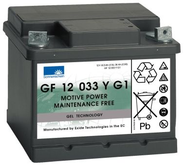 dryfit Gelbatterie 12V/32,5Ah (C5) 0889763200  GF12033 YG1