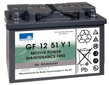 dryfit Gelbatterie 12V/51Ah(C5) GF12051 Y1