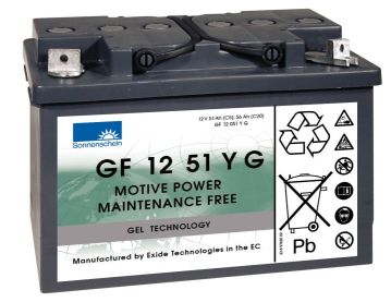 dryfit Gelbatterie 12V/51 Ah(C5) GF12051 YG 1