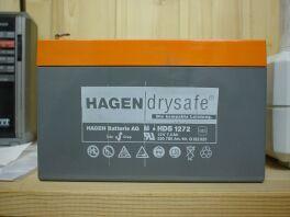 HAGEN drysafe Batterie 12V/7,2Ah 220789  HAGEN drysafe HDS-1272S