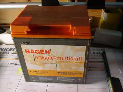 HAGEN drysafe Batterie 12V/25Ah 326601  HAGEN drysafe HDSM-12250