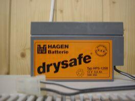 HAGEN drysafe Batterie 12V/0,8Ah 348350  HAGEN drysafe HPS-1208