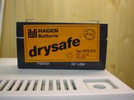 HAGEN drysafe Batterie 6V/1,2Ah 363404  HAGEN drysafe HPS-612