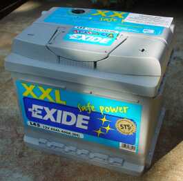 EXIDE Starterbatterie 12V/45 Ah             XXL Kaltstartstrom: 450A(EN)
