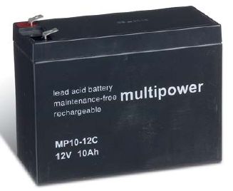 multipower Batterie 12V/10 Ah(C20)  MP10-12C