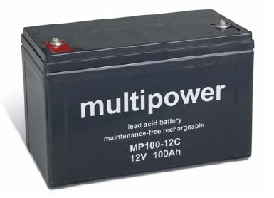 multipower Batterie 12V/100 Ah(C20) MP100-12C  zyklenfest