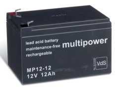 multipower-Batterie 12V/12 Ah(C20) Multipower MP12-12